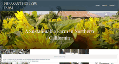 Desktop Screenshot of pheasanthollowfarm.net