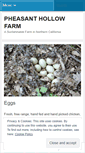 Mobile Screenshot of pheasanthollowfarm.net