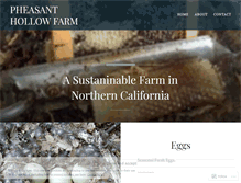 Tablet Screenshot of pheasanthollowfarm.net